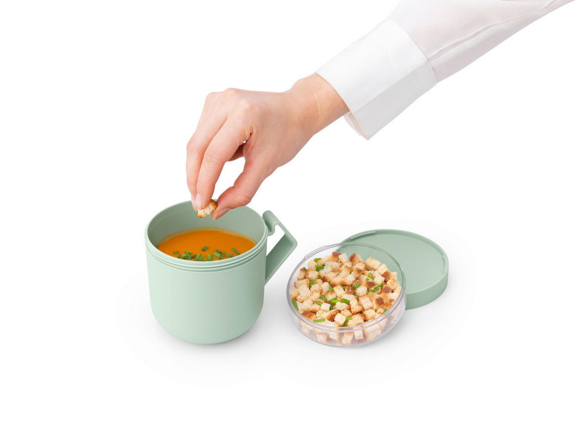 KRABIČKA NA OBĚD  - světle zelená, Basics, plast (11/13cm) - Brabantia