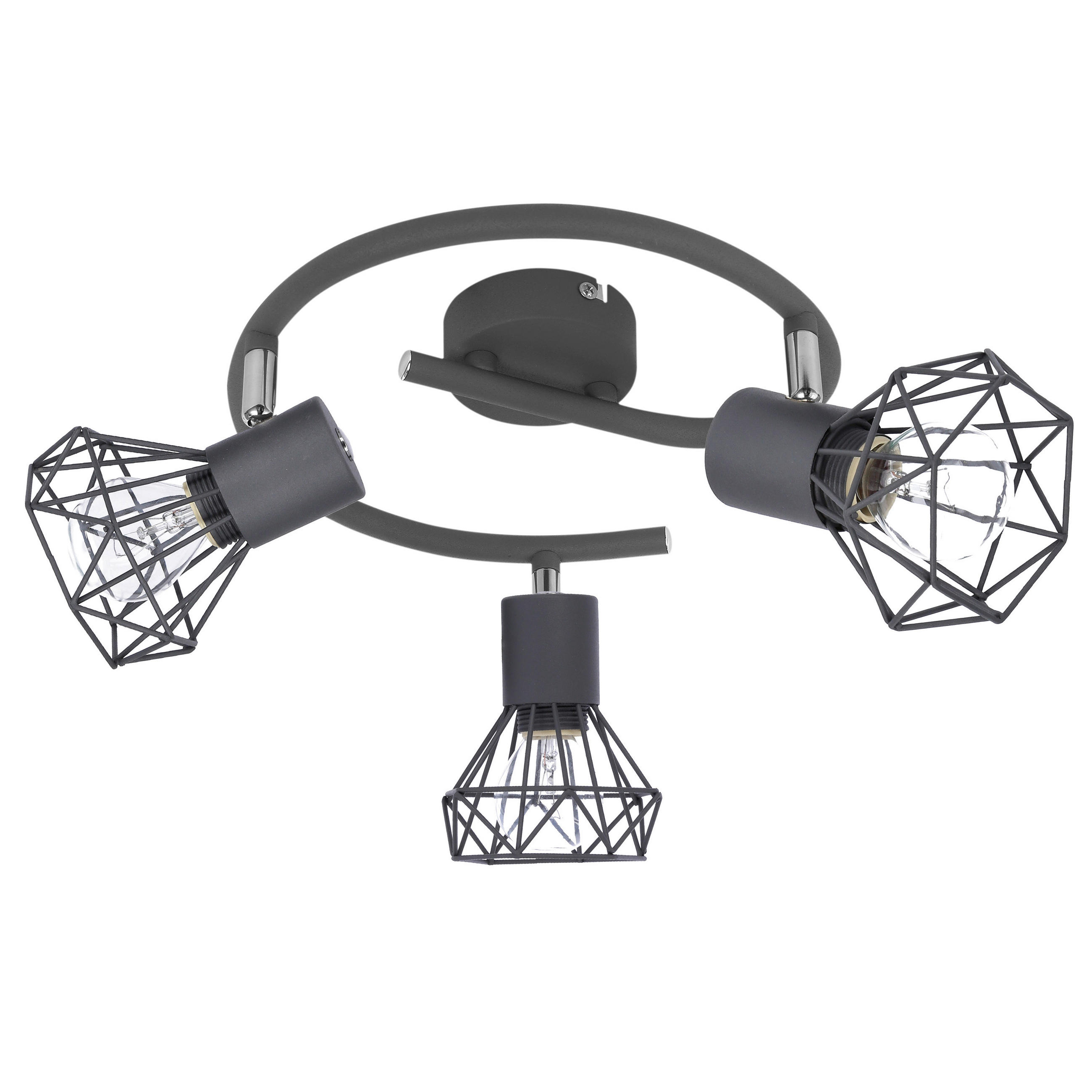 SPOTLIGHT 43/43/18 cm   - mörkgrå, Basics, metall (43/43/18cm)