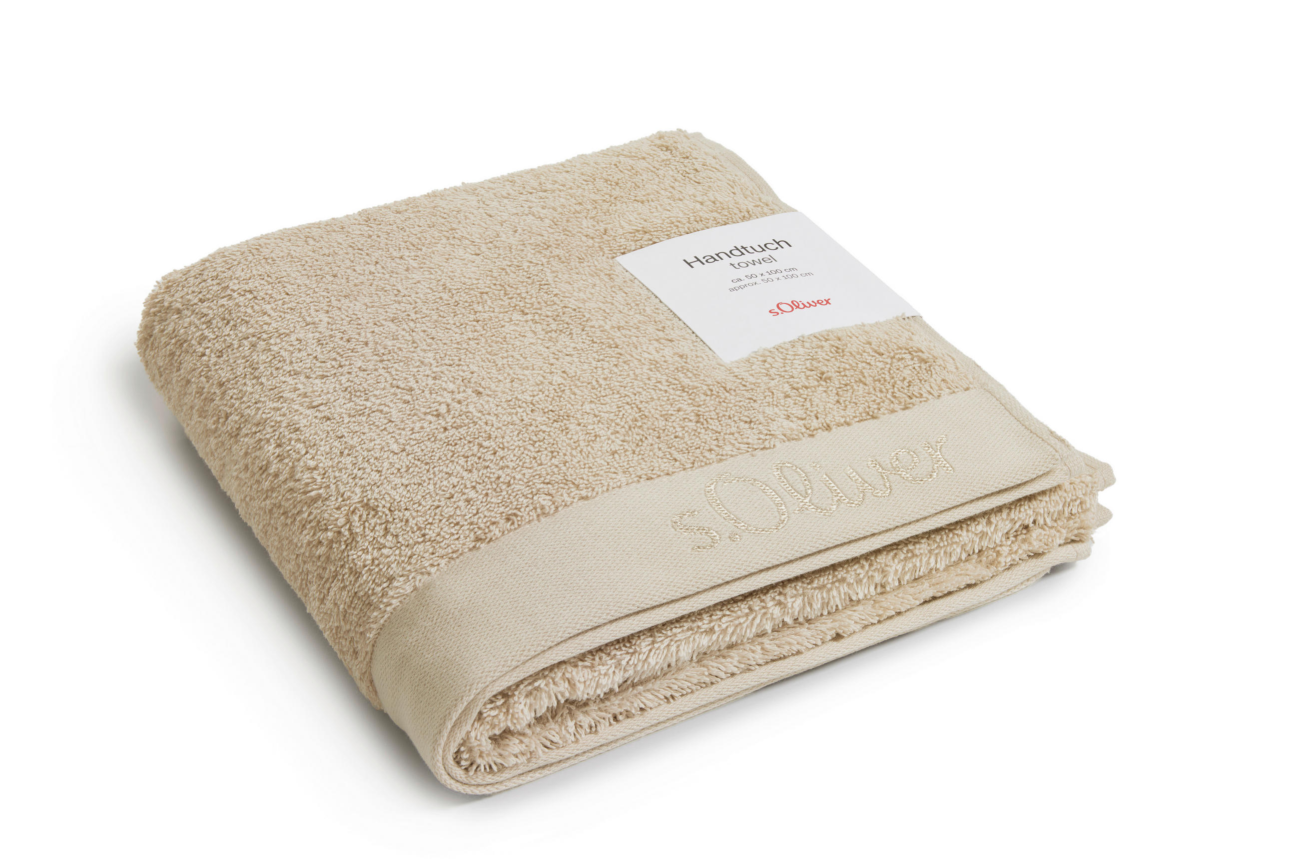 HANDTUCH s.Oliver Naturfarben  - Naturfarben, Trend, Textil (50/100cm) - S. Oliver