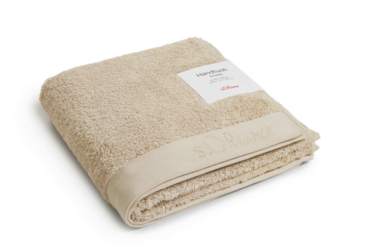 HANDTUCH s.Oliver Naturfarben  - Naturfarben, Trend, Textil (50/100cm) - S. Oliver