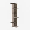 BÜCHERWAND  37/141/24 cm Braun, Mokka  - Braun/Mokka, Design, Holzwerkstoff (37/141/24cm) - Livetastic