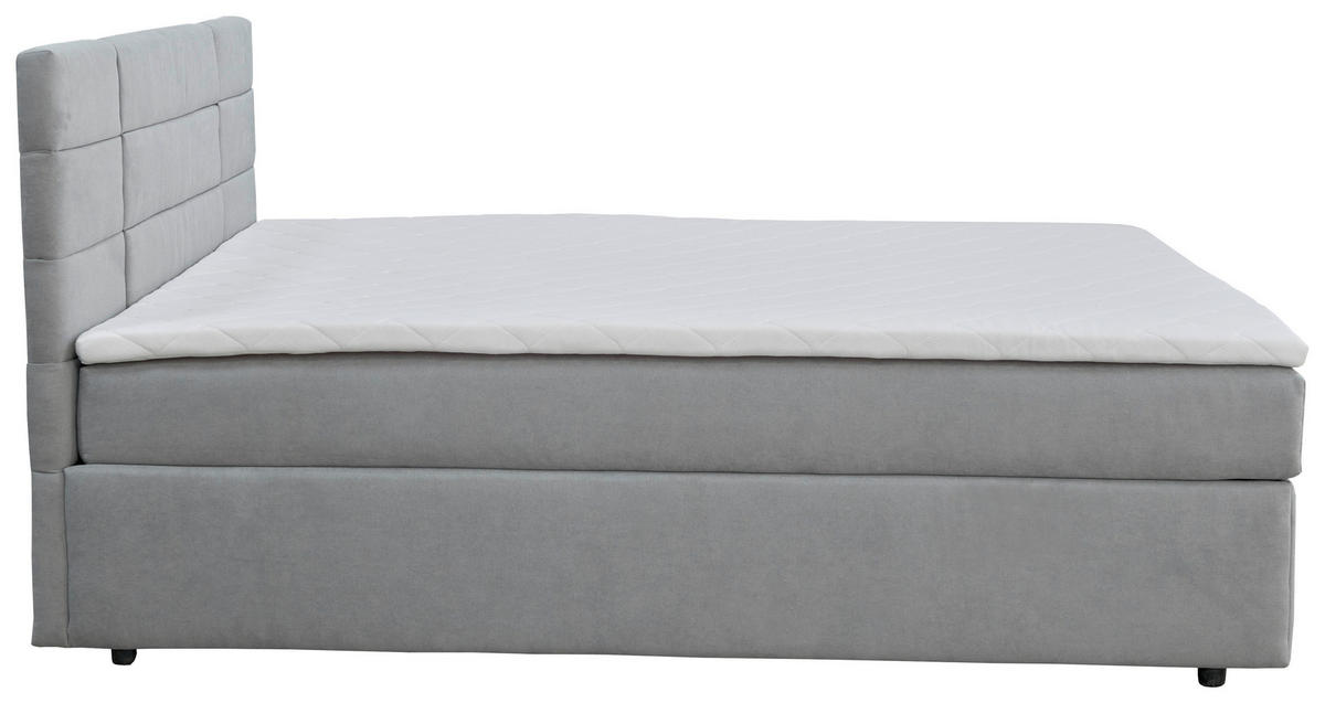 BOXBETT 140/200 cm  in Grau  - Schwarz/Kieferfarben, KONVENTIONELL, Holz/Kunststoff (140/200cm) - Boxxx