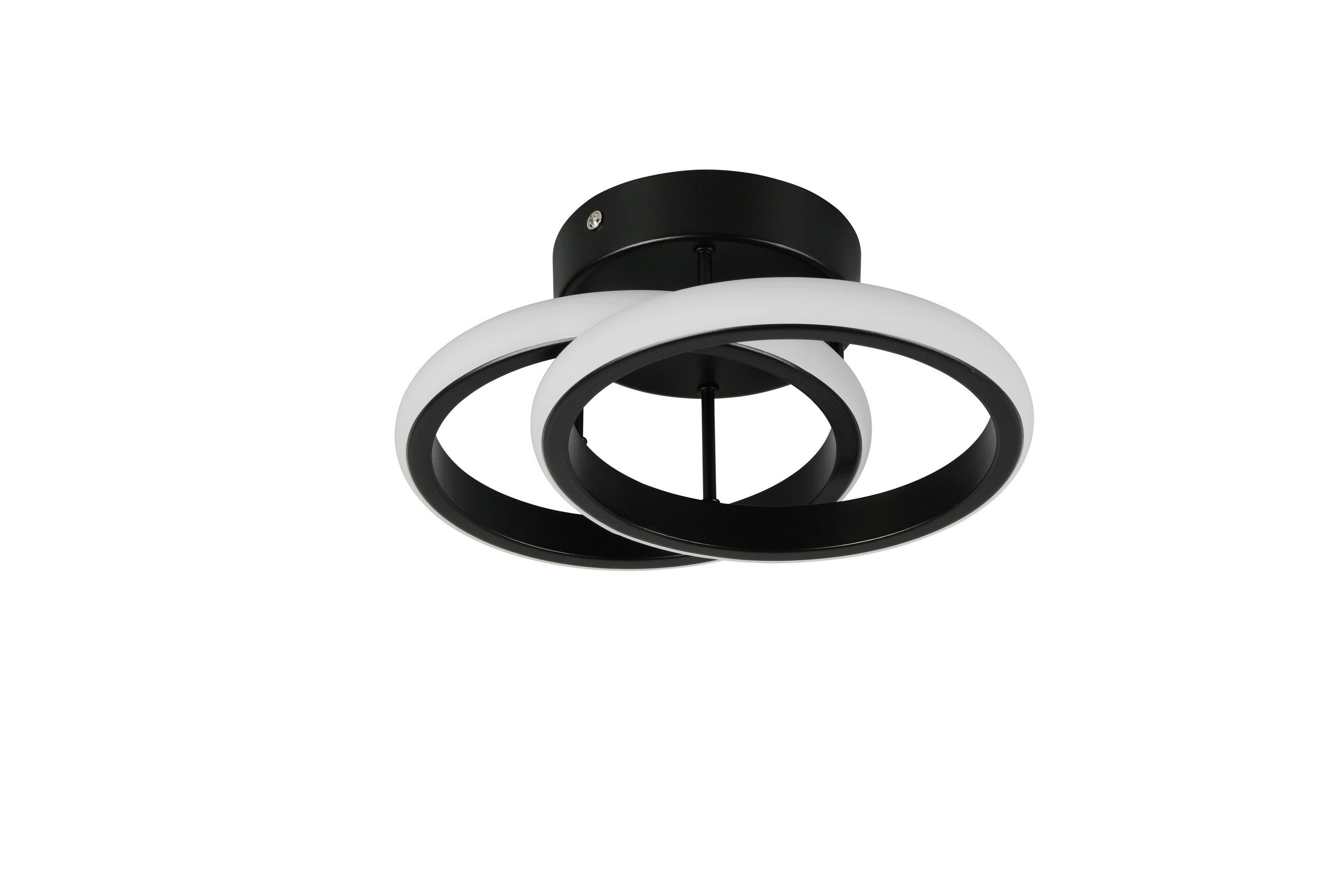 PLAFONIERĂ CU LED - negru, Design, metal (26,5/10,5cm)