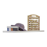 WANDBOARD Weiß  - Weiß, KONVENTIONELL, Holzwerkstoff (78/3/25cm) - Boxxx