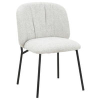 STOL   vävt tyg  - beige/svart, Modern, metall/textil (48/79/59cm) - Carryhome