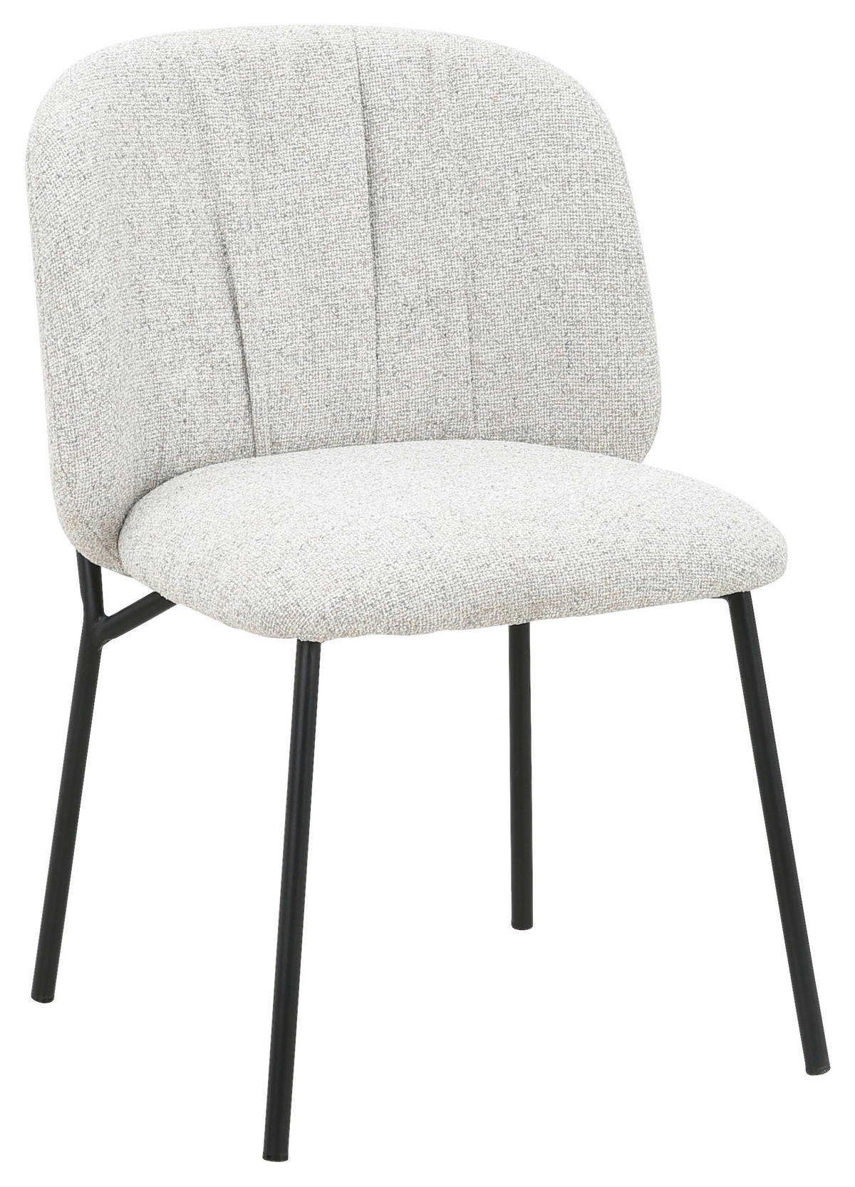 STOL   vävt tyg  - beige/svart, Modern, metall/textil (48/79/59cm) - Carryhome