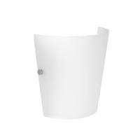 WANDLEUCHTE 19,5/9,5/19,5 cm   - Opal, KONVENTIONELL, Glas/Metall (19,5/9,5/19,5cm) - Novel