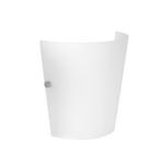WANDLEUCHTE 19,5/9,5/19,5 cm   - Opal, KONVENTIONELL, Glas/Metall (19,5/9,5/19,5cm) - Novel