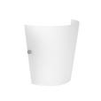 WANDLEUCHTE 19,5/9,5/19,5 cm - Opal, KONVENTIONELL, Glas/Metall (19,5/9,5/19,5cm) - Novel