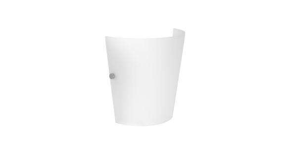 WANDLEUCHTE 19,5/9,5/19,5 cm - Opal, KONVENTIONELL, Glas/Metall (19,5/9,5/19,5cm) - Novel