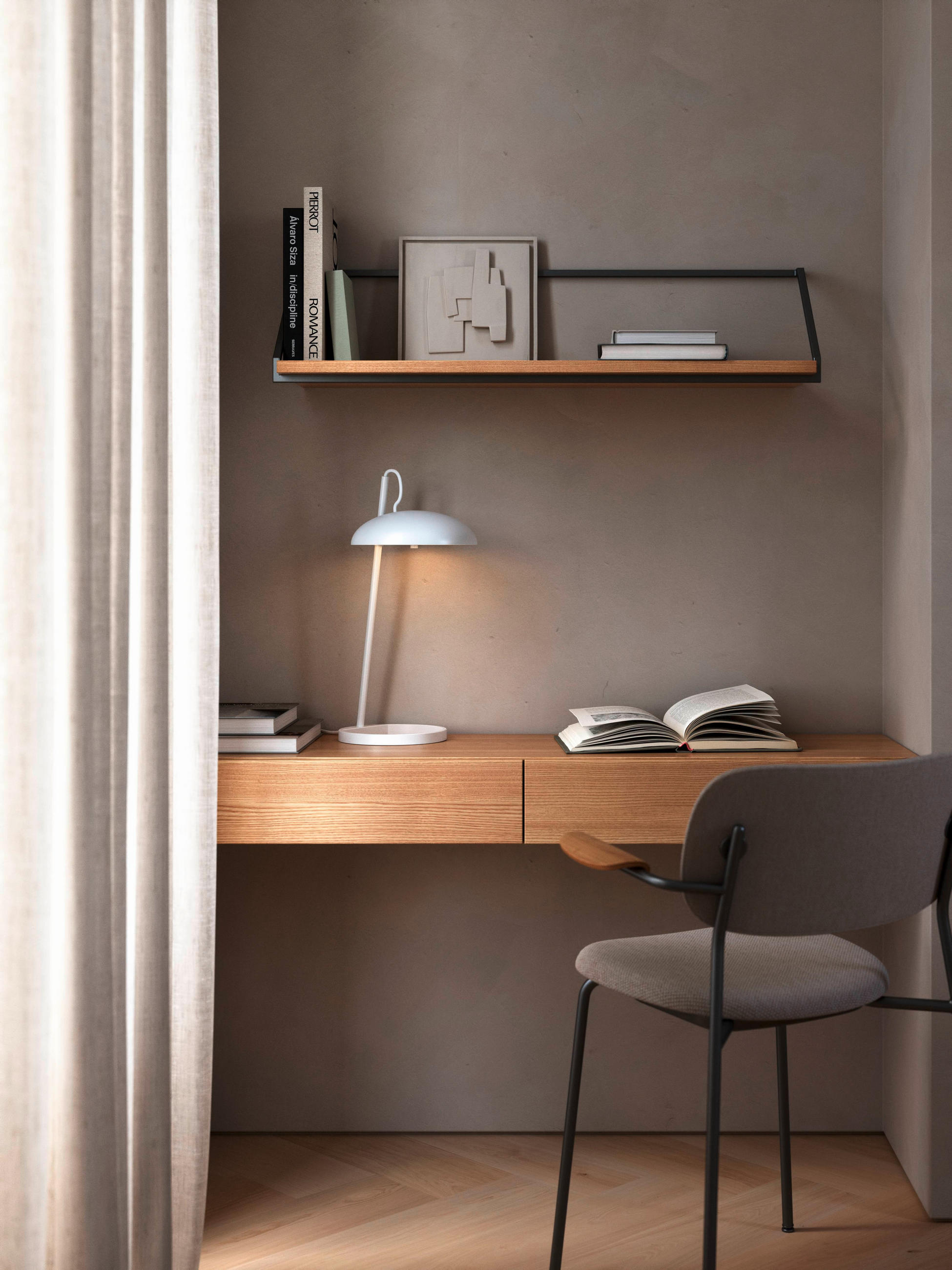 TISCHLEUCHTE 22/45 cm   - Weiß, Design, Metall (22/45cm) - Nordlux