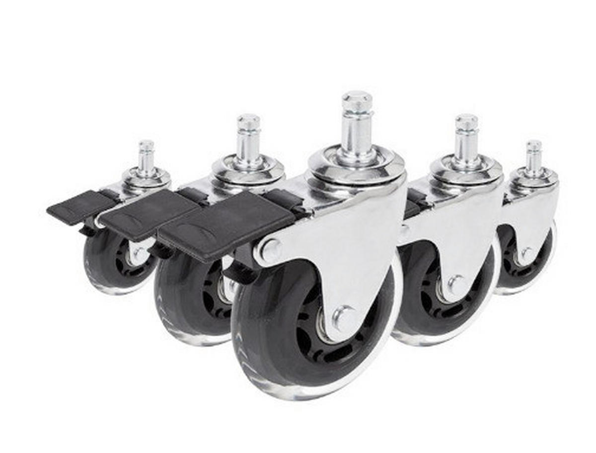 HJUL TILL SNURRSTOL  - silver/svart, Basics, metall/plast (3,6/9,2/7,5cm) - MID.YOU