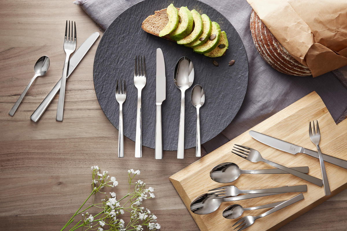 BESTECKSET King 30-teilig Edelstahl  - Silberfarben, Basics, Metall - Zwilling