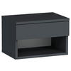 SÄNGBORD i svart  - svart, Design, trämaterial (44,6/29/31,6cm) - MID.YOU