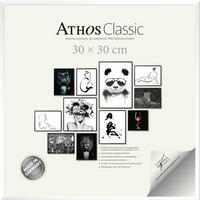 BILDERRAHMEN - Weiß Hochglanz, Basics, Papier/Holzwerkstoff (30/30/1,8cm)