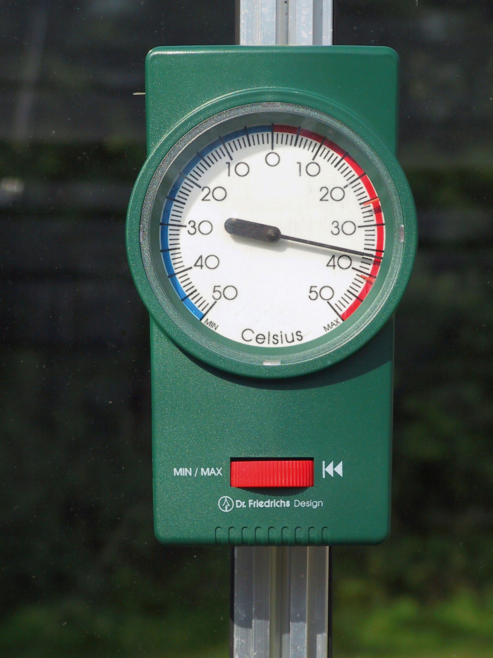 THERMOMETER - Grün, Basics, Kunststoff (4/2/8cm)