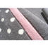 KINDERTEPPICH 120/180 cm Grau, Rosa, Silberfarben - Silberfarben/Rosa, Basics, Textil (120/180cm)