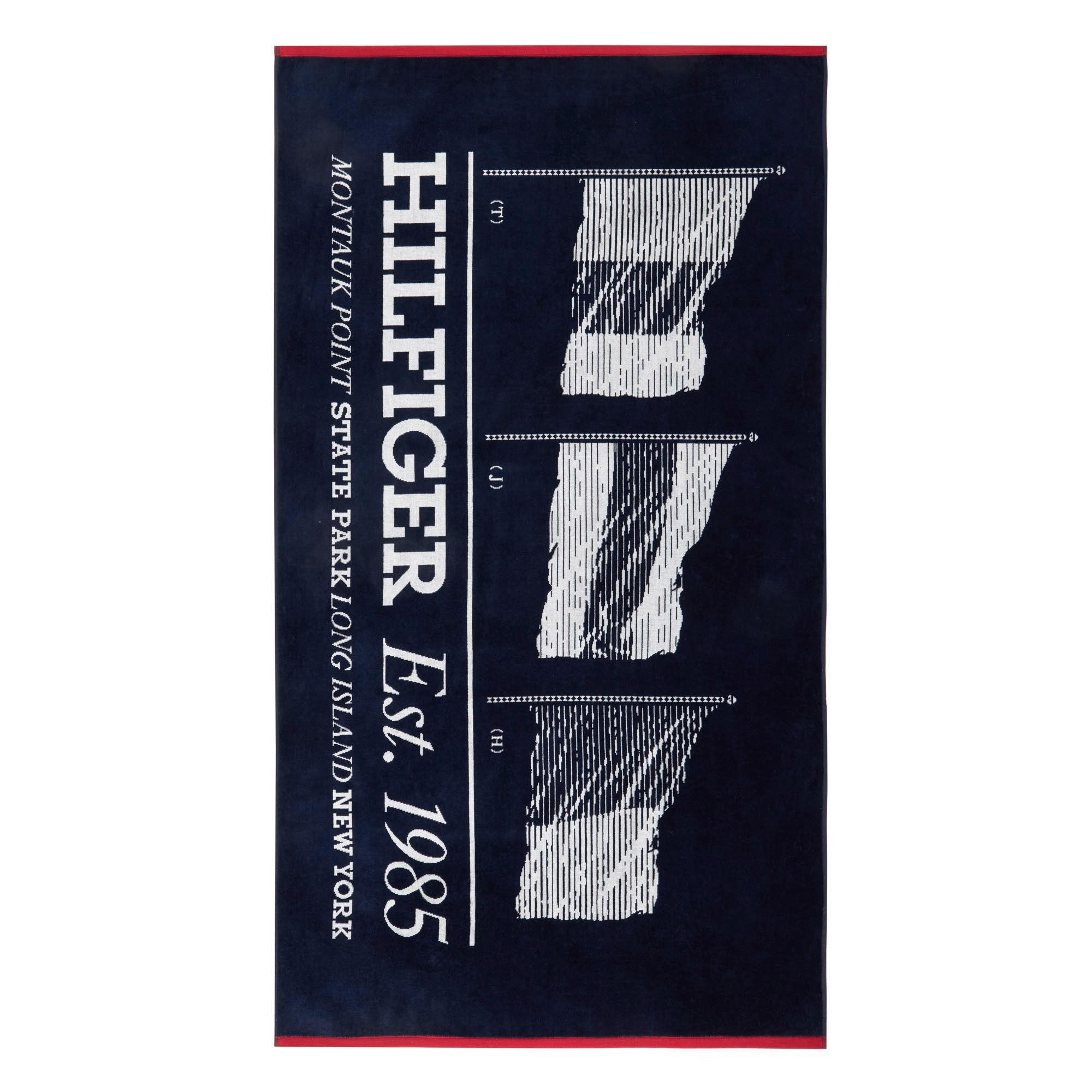 STRANDTÖRÖLKÖZŐ 90/170 cm pink  - pink, Basics, textil (90/170cm) - Tommy Hilfiger