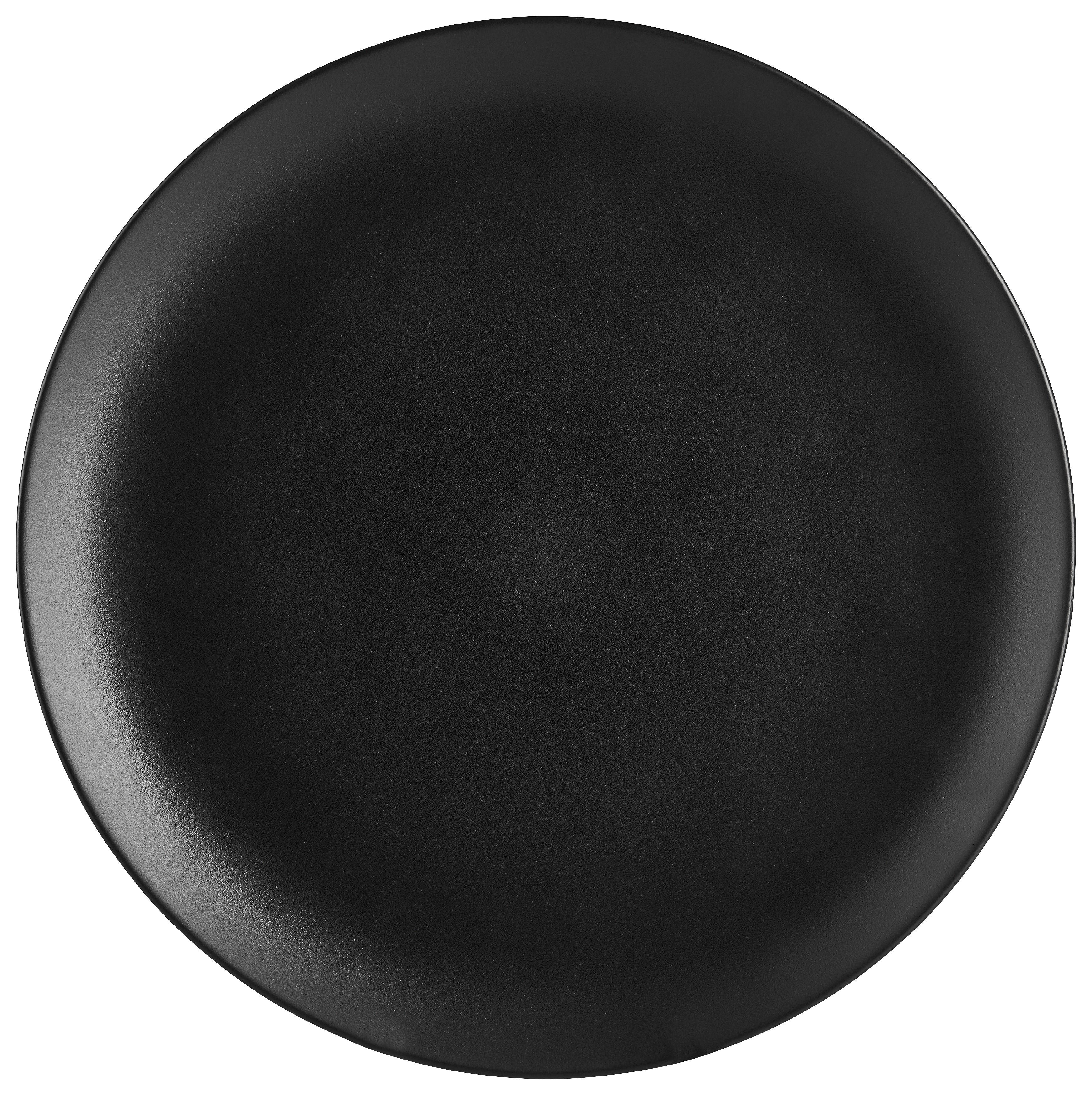 SPEISETELLER Liberty velvet black 27,5 cm  - Schwarz, Basics, Keramik (27,5cm) - Seltmann Weiden