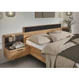 BETTANLAGE 200/200 cm  in Schwarz, Wildeiche  - Wildeiche/Schwarz, Design, Holz/Textil (200/200cm) - Valnatura