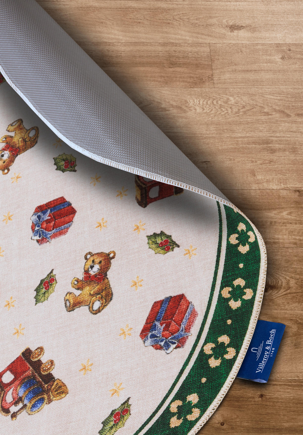 FLACHWEBETEPPICH 150 cm Toy's Delight Multicolor, Dunkelgrün  - Dunkelgrün/Multicolor, Design, Kunststoff/Textil (150cm) - Villeroy & Boch