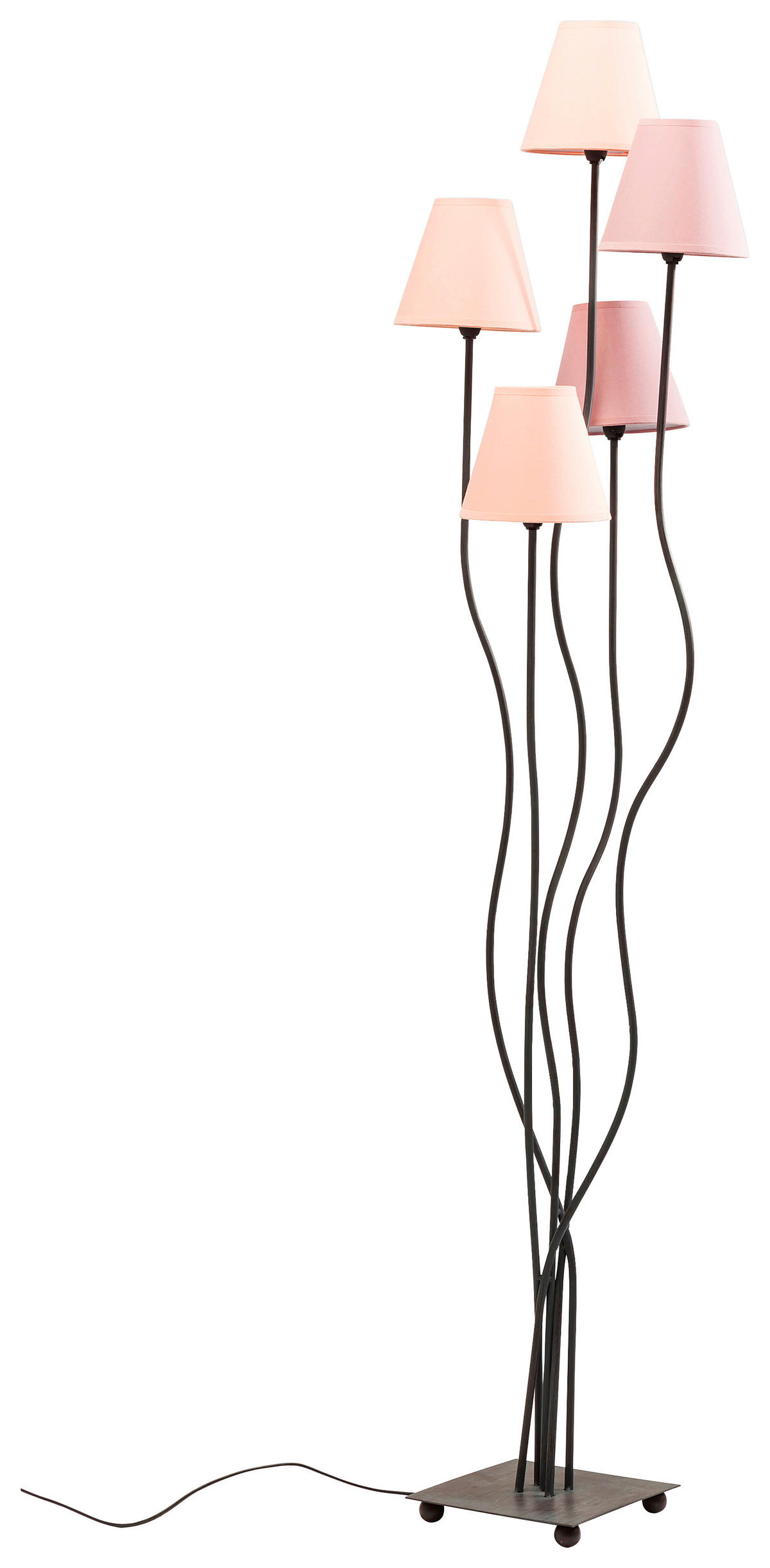 STEHLEUCHTE  40/163/35 cm   - Beige/Schwarz, Trend, Kunststoff/Metall (40/163/35cm)