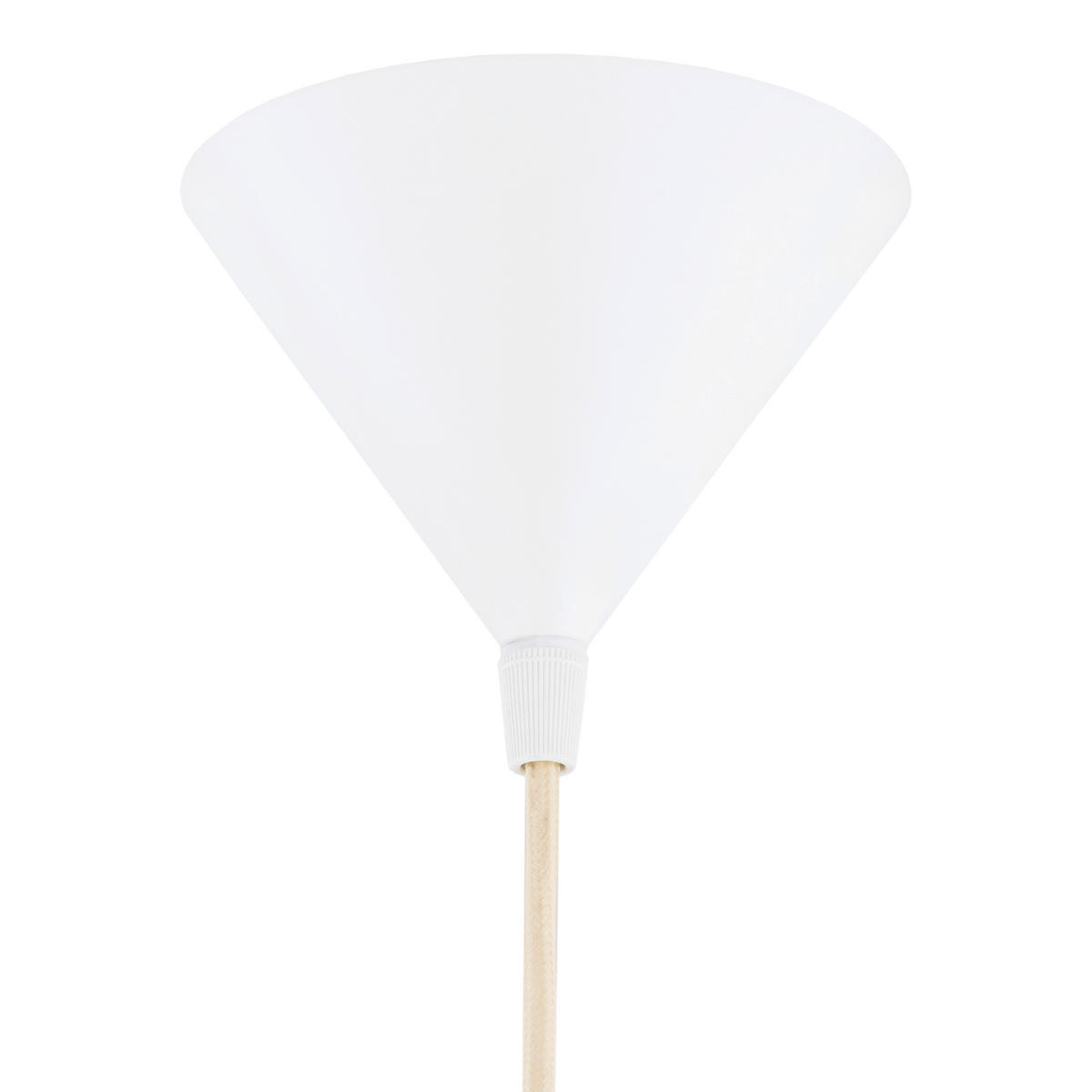 HÄNGELEUCHTE KEGEL 25/25/150 cm   - Weiß, Basics, Metall (25/25/150cm)