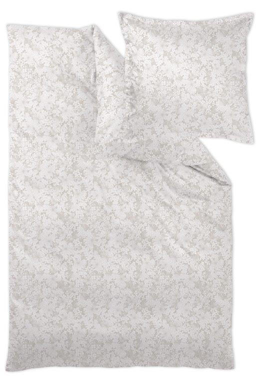 POSTELJNINA 140/200 cm damast umazano rjava  - umazano rjava, Konvencionalno, tekstil (140/200cm) - Curt Bauer