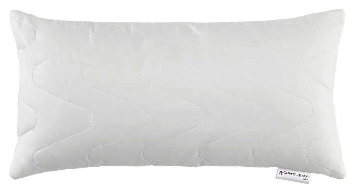 KOPFKISSEN  Pure Breeze  40/80 cm       - Weiß, Basics, Textil (40/80cm) - Centa-Star