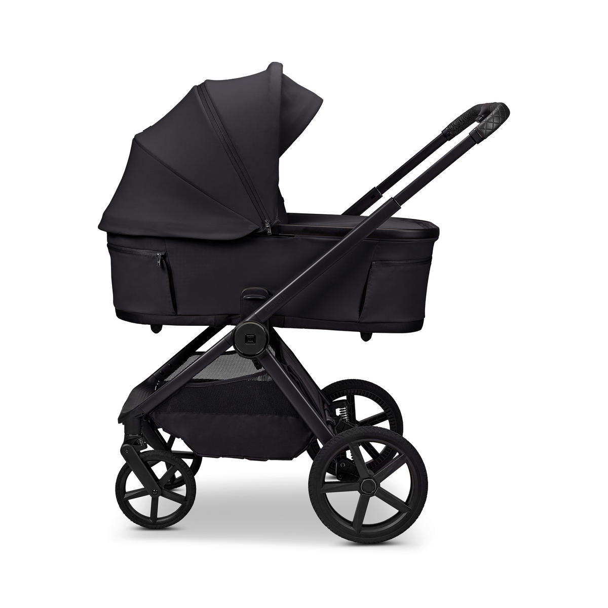 KINDERWAGENSET  GIO FOLD ETPU SET  onyx  - Schwarz, Basics, Textil/Metall (120/58/92cm) - Moon Edition