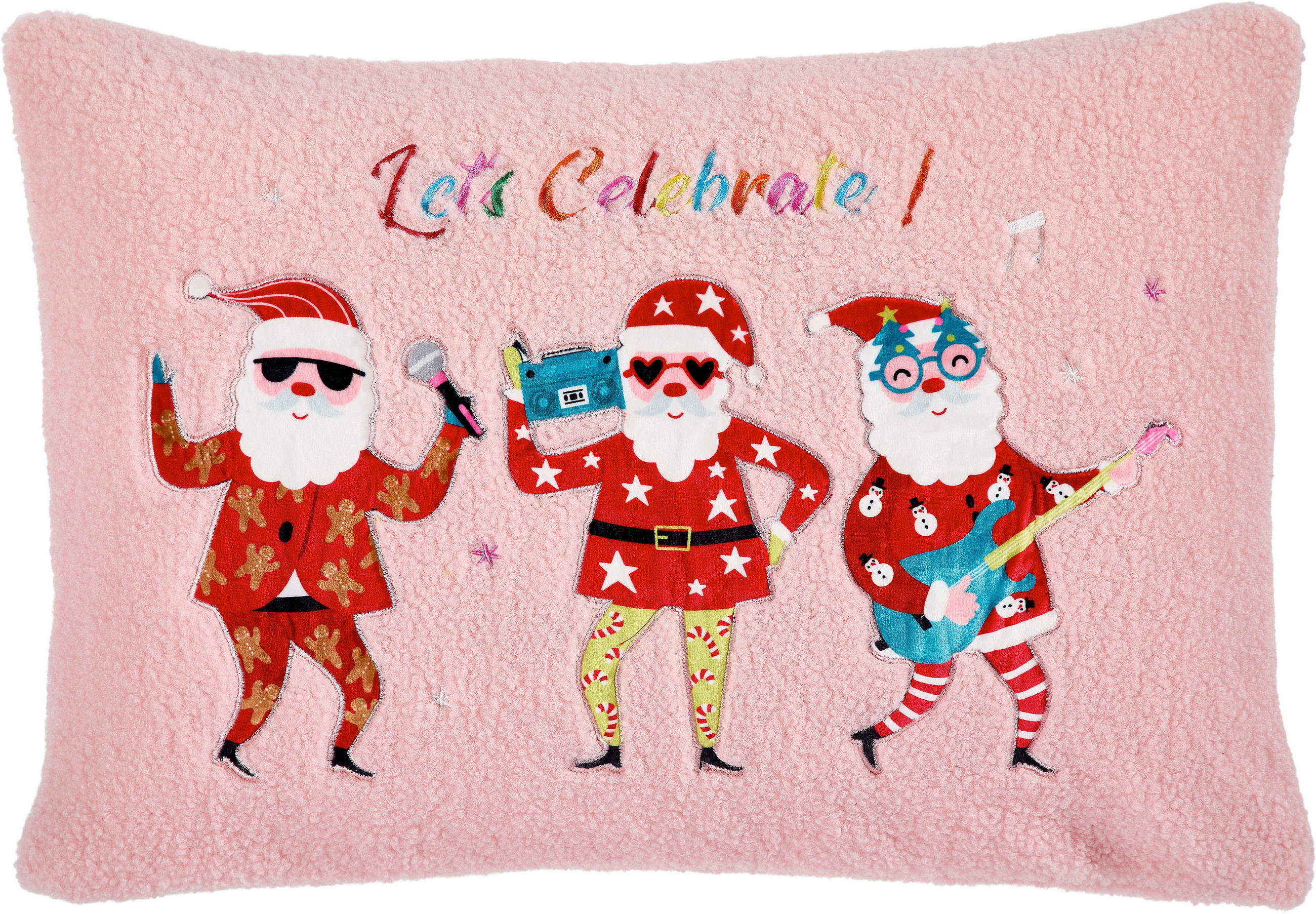 KISSENHÜLLE ROCK 40/60 cm  - Rosa, Design, Textil (40/60cm) - X-Mas