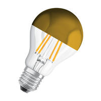 LED-LEUCHTMITTEL   E27 4 W 420 lm  - Goldfarben, Basics, Glas (6/10,5cm) - Osram