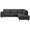 ECKSOFA  in Echtleder Graubraun  274/235 cm  - Eichefarben/Graubraun, KONVENTIONELL, Leder/Holzwerkstoff (274/235cm) - Beldomo Premium