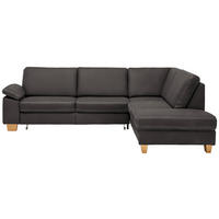 ECKSOFA  in Echtleder Graubraun  274/235 cm  - Eichefarben/Graubraun, KONVENTIONELL, Leder/Holzwerkstoff (274/235cm) - Beldomo Premium