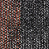 TEPPICHFLIESE 50/50 cm  in Grau, Orange  - Orange/Grau, Basics, Textil (50/50cm)