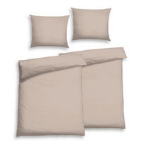BETTWÄSCHE 4-teilig Satin 140/200 cm  - Beige, Basics, Textil (140/200cm) - Florella