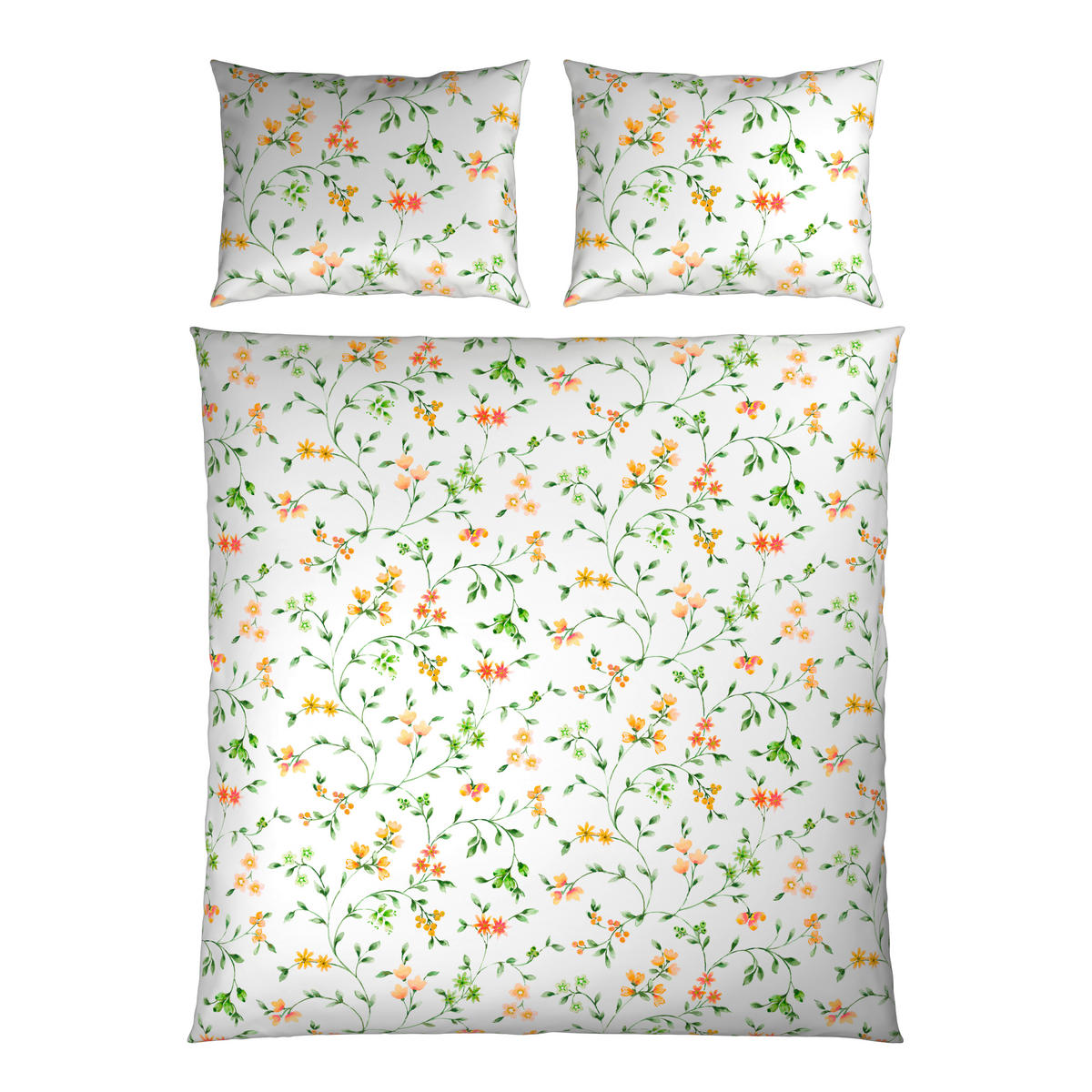 Lenjerie De Pat Cu Două Fețe 220/200 cm  - portocaliu, textil (220/200cm) - Esposa