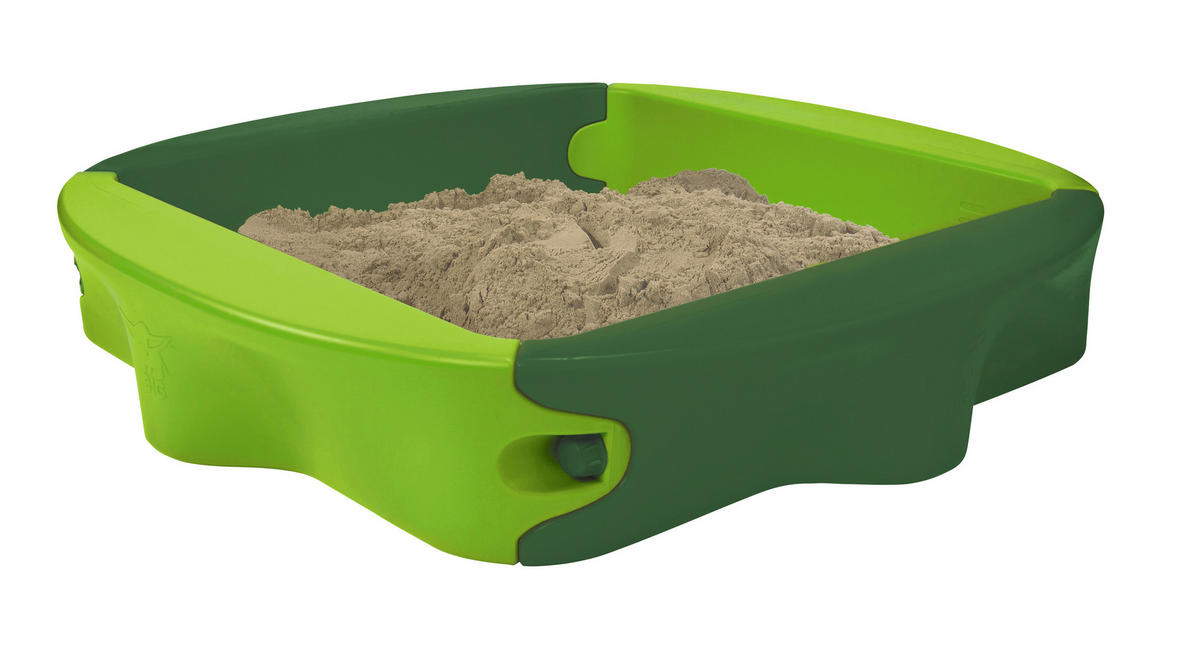 SANDKASTEN 60/117/41 cm  - Grün, Basics, Kunststoff (60/117/41cm) - BIG