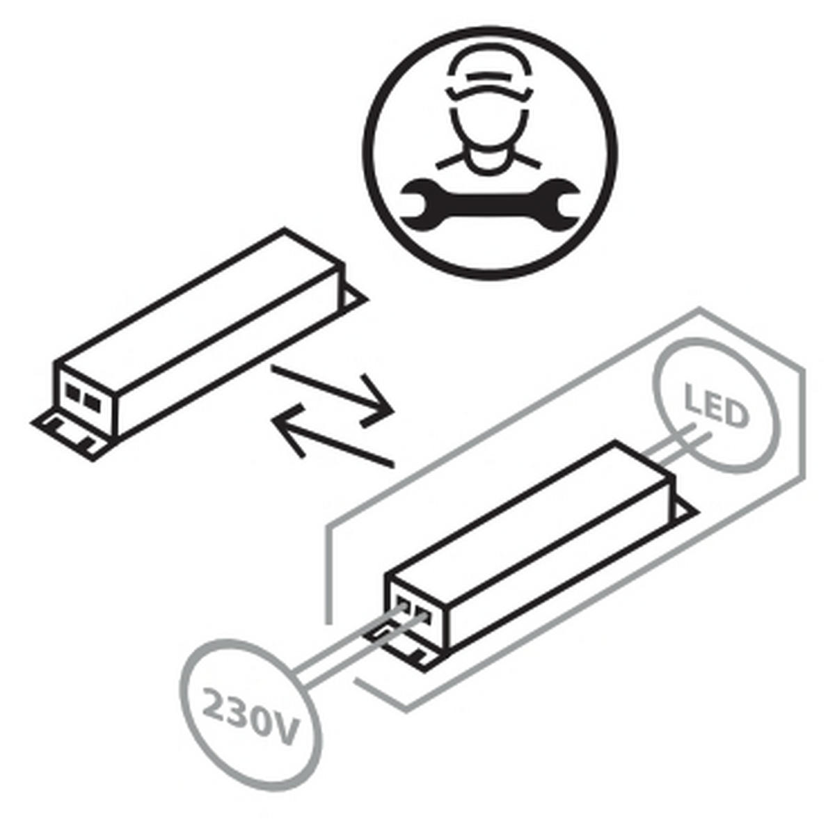 LED-Deckenleuchte Anika 70/70/7,7 cm   - Anthrazit, Basics, Kunststoff/Metall (70/70/7,7cm)