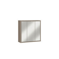 SPIEGELSCHRANK 74,5/72/23,8 cm  - Taupe, MODERN, Glas/Holzwerkstoff (74,5/72/23,8cm) - Xora
