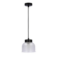 SVJETILJKA VISEĆA    14.5/14.5/90 cm    Liverpool  - prozirno/crna, Design, staklo/metal (14.5/14.5/90cm)