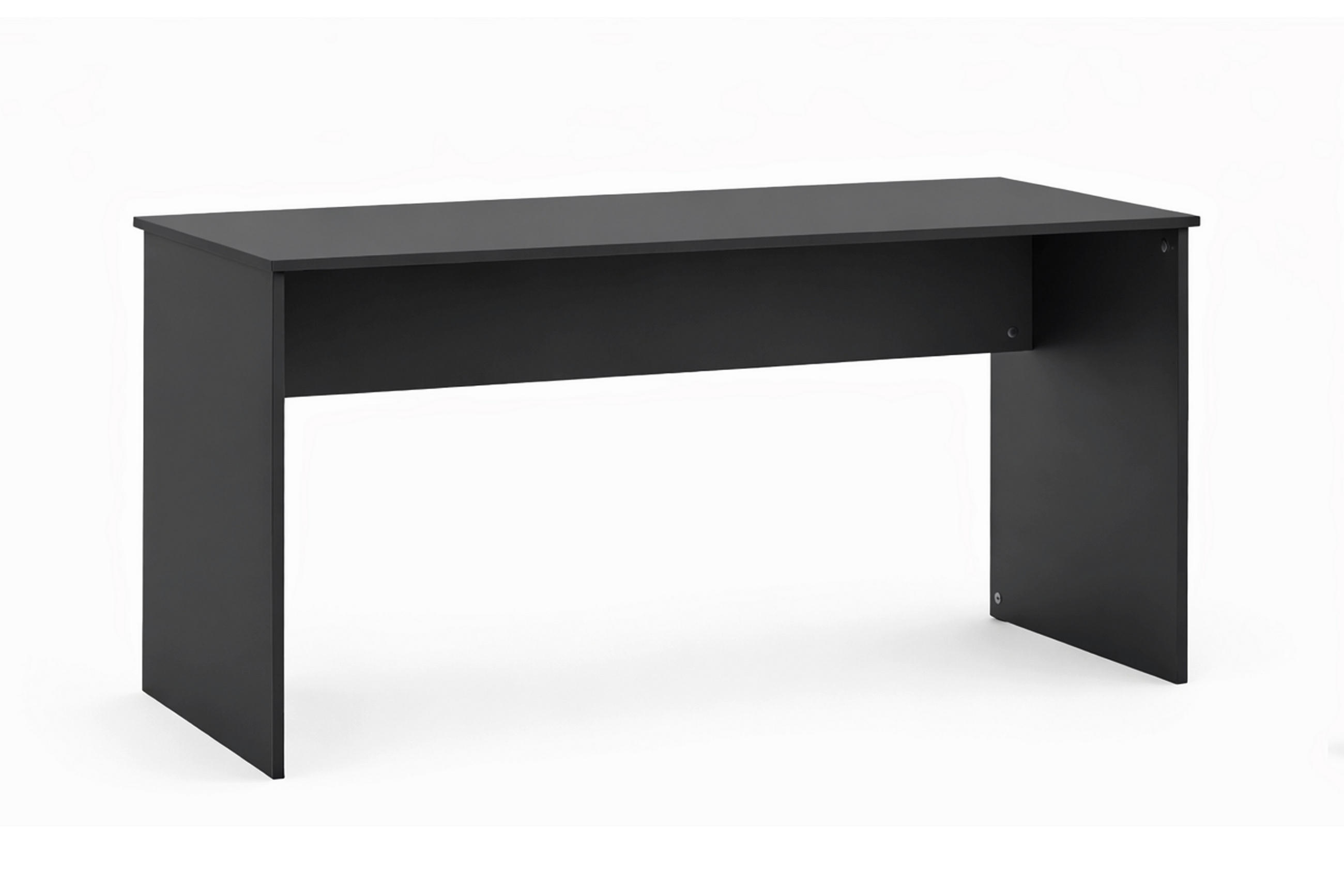 SCHREIBTISCH 144/65/73,6 cm Schwarz   - Schwarz, MODERN, Holzwerkstoff (144/65/73,6cm) - MID.YOU