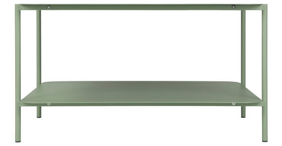 COUCHTISCH 73,4/70/40 cm quadratisch Grün  - Grün, Design, Metall (73,4/70/40cm) - Carryhome