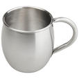 MOSCOW-MULE-BECHER  - Edelstahlfarben, Basics, Metall (8,5/9,5cm) - Novel