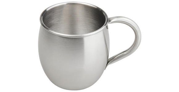 MOSCOW-MULE-BECHER  - Edelstahlfarben, Basics, Metall (8,5/9,5cm) - Novel