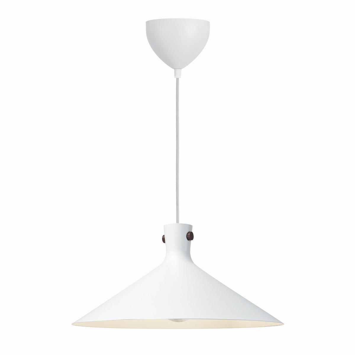 PENDELLEUCHTE Dorina 21.6 cm  - Weiß, Design, Metall (21.6cm) - Nordlux