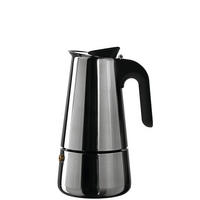 KANVICA NA ESPRESSO - čierna/strieborná, Basics, kov/plast (12,5/20,8/10cm) - Leonardo