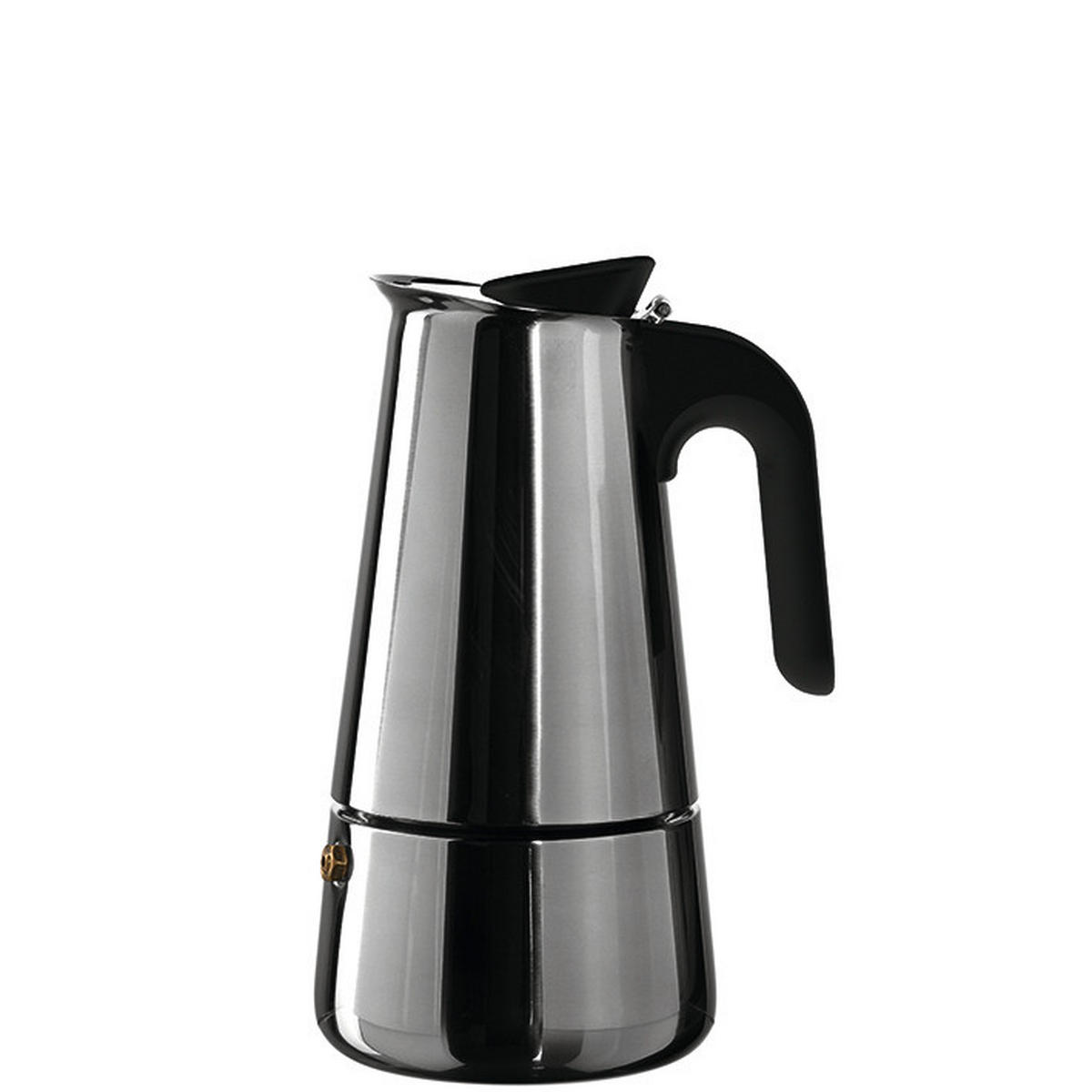 KANVICA NA ESPRESSO - čierna/strieborná, Basics, kov/plast (12,5/20,8/10cm) - Leonardo