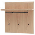 GARDEROBE 5-teilig  in 260/204/38 cm  - Eichefarben, Natur, Holz/Holzwerkstoff (260/204/38cm) - Linea Natura