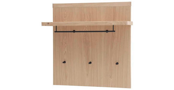 GARDEROBE 5-teilig  in 260/204/38 cm  - Eichefarben, Natur, Holz/Holzwerkstoff (260/204/38cm) - Linea Natura